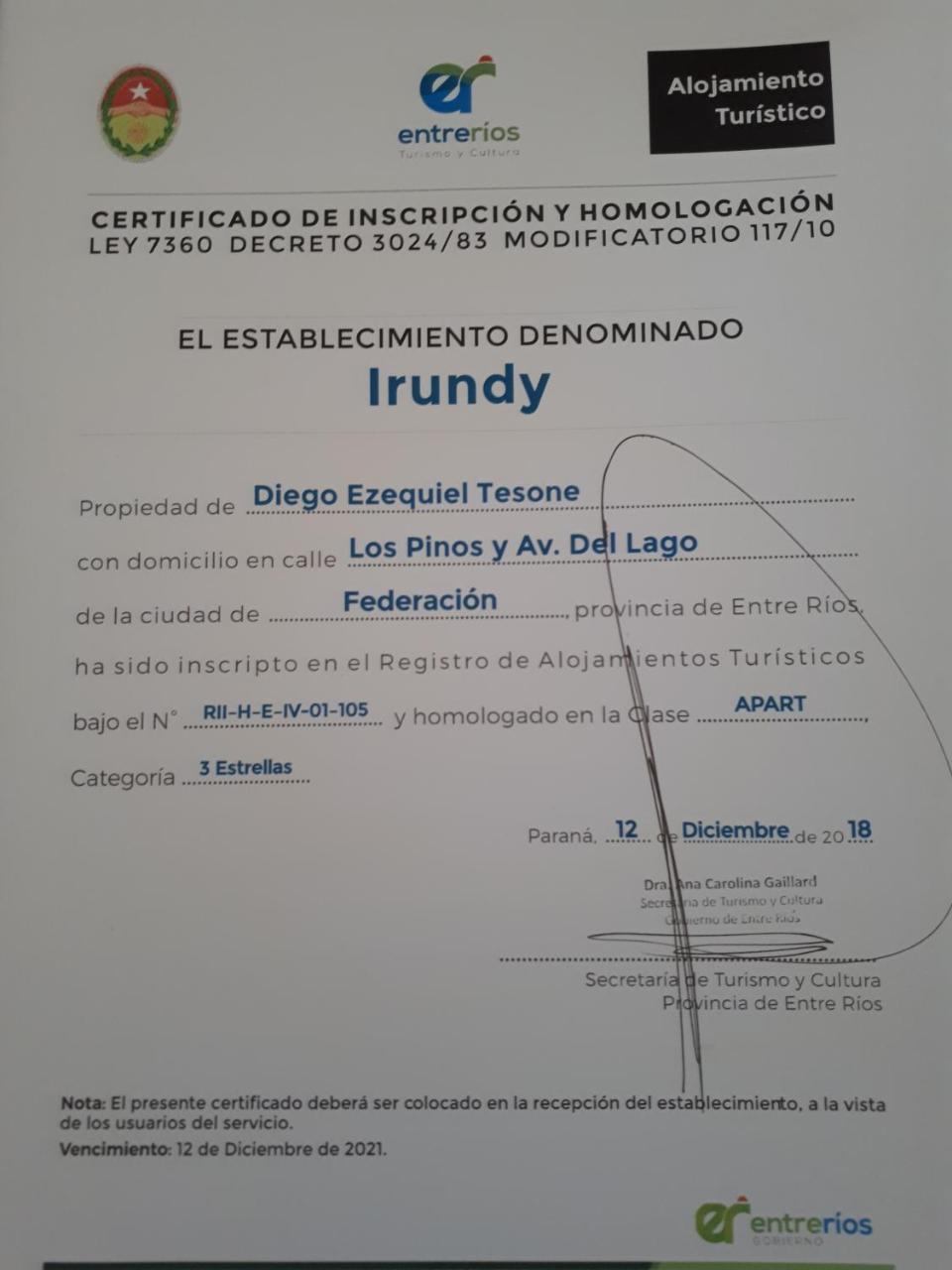 Irundy Apartments Federación Exteriör bild